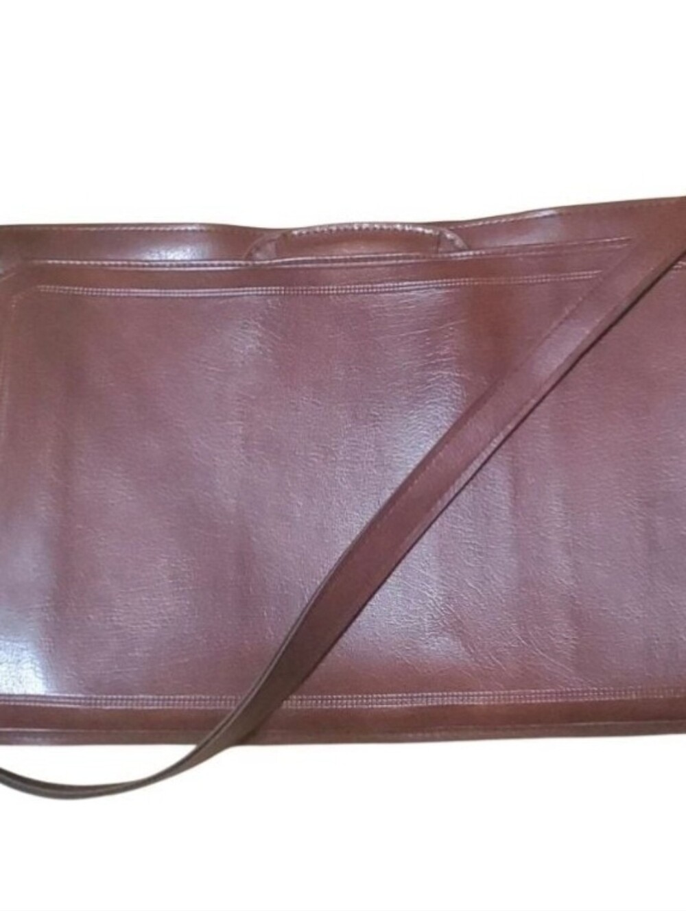 Brown Leather Crossbody Messenger Bag - Men's Shoulder Bag